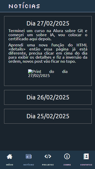 Print do dia 27/02/2025